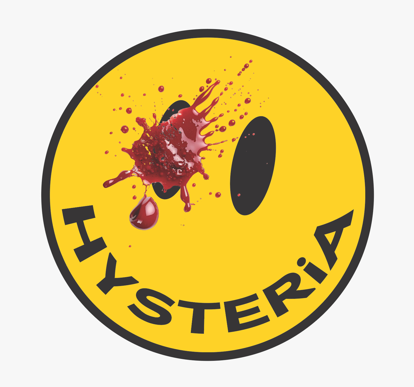 HYSTERiA Exc. Smiley Face Sticker