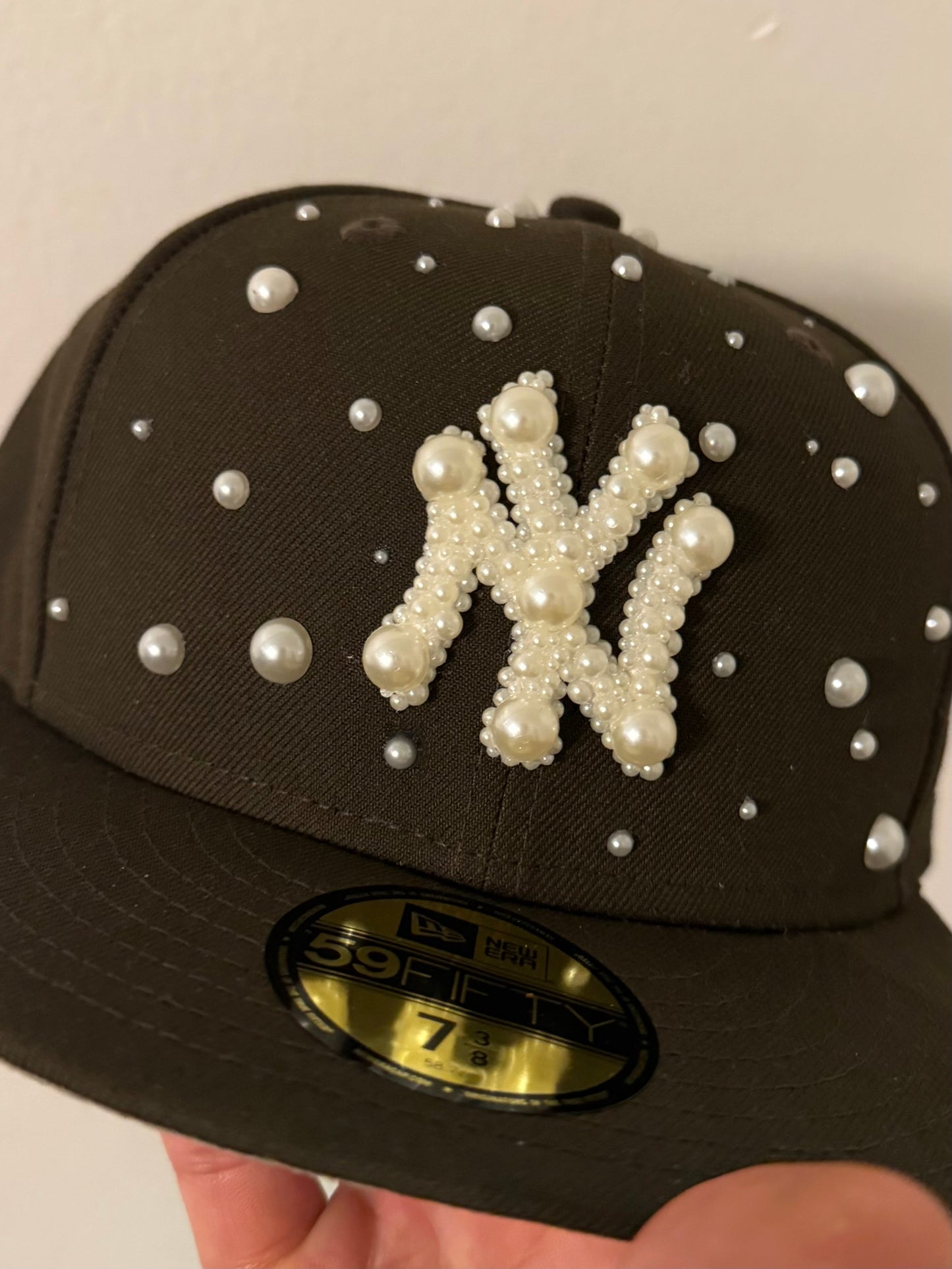HYSTERiA Exclusive Brown NY Yankees Pearl Fitted