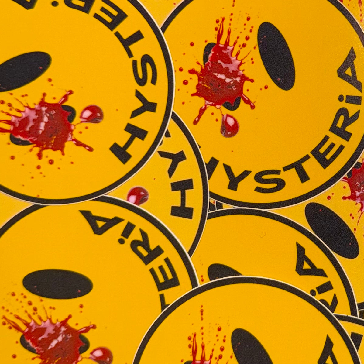 HYSTERiA Exc. Smiley Face Sticker